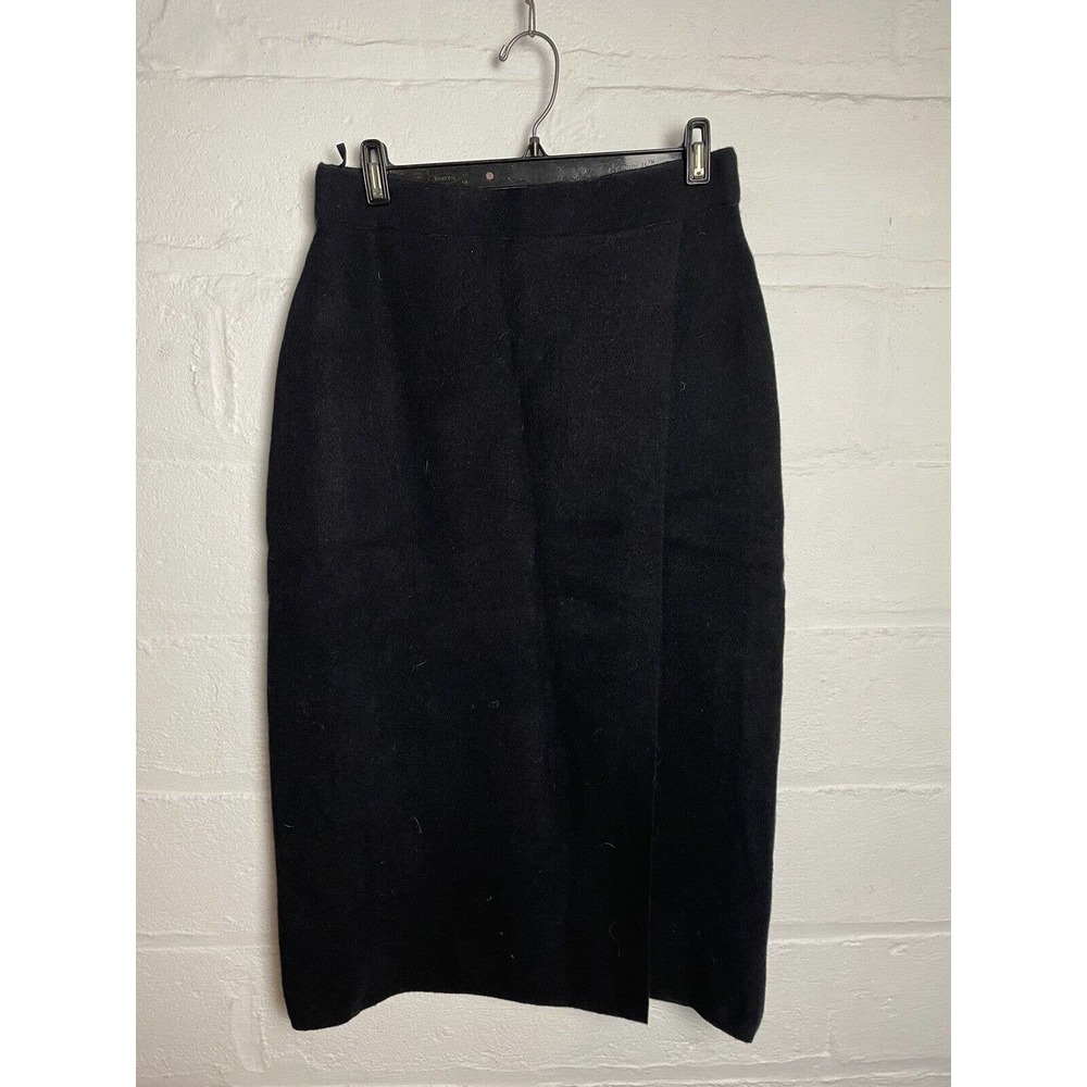Aritzia The Group by Babaton Wool Blend Midi Skirt Women's Faux Wrap Size M